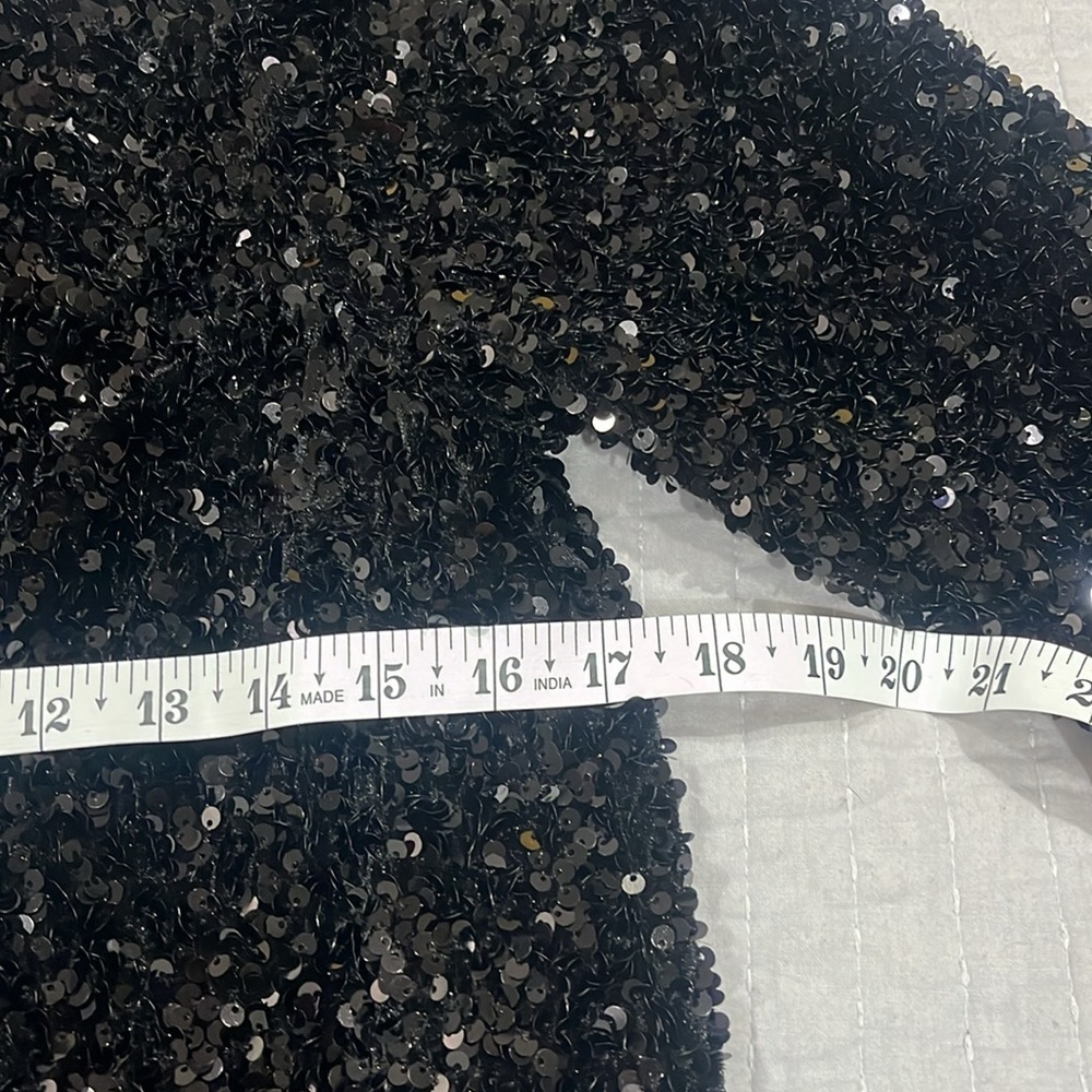 H&M Black Sequin Mini Dress - Picture 11 of 13